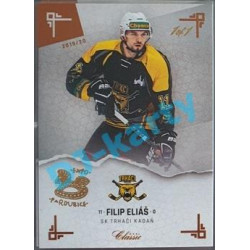 2019/20 OFS Chance liga Filip Eliáš #290 1/1 Leather paralel Expo Pard.