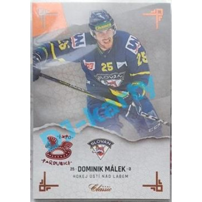 2019/20 OFS Chance liga Dominik Málek #274 x/6 Expo Pard.