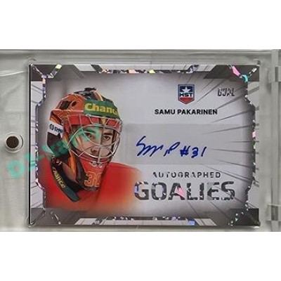 2023/24 Goal cards Chance Liga 2. série #AG-06 Samu Pakarinen Goalies Autograph xx/25