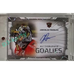 2023/24 Goal cards Chance Liga 2. série #AG-09 Jaroslav Pavelka Goalies Autograph xx/25