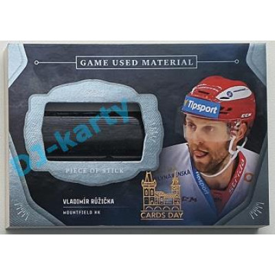 2020/21 OFS 2. série Vladimír Růžička #RPS-VRŮ x/14 Game Used Material CARDS DAY