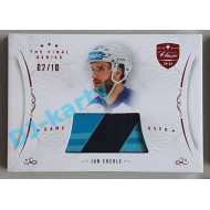 2021/22 OFS The Final Series Jan Eberle #STI-EBJ 02/10 Game Used Stick Red