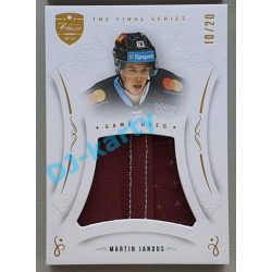 2021/22 OFS The Final Series Martin Jandus #JER-MJ 10/20 Game Used Jersey Gold