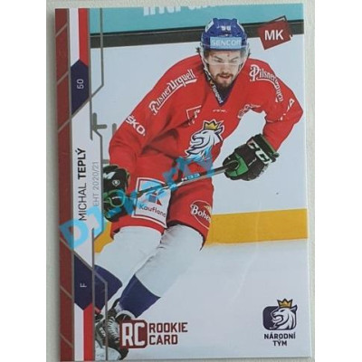 2021 MK reprezentace Michal Teplý RC EHT #43 7/25 Red