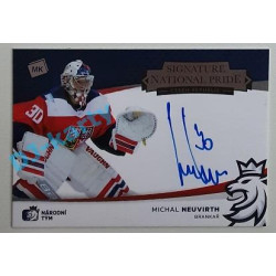2021 MK reprezentace Michal Neuvirth #NPS-MN 2/25 National Pride Signatures