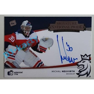 2021 MK reprezentace Michal Neuvirth #NPS-MN 2/25 National Pride Signatures