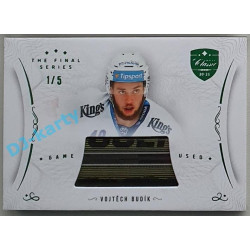 2021/22 OFS The Final Series Vojtěch Budík #STI-BUV 1/5 Game Used Stick Emerald