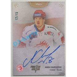 2021/22 OFS The Final Series Aaron Chmielewski #FL-ACW 12/15 Bonus Signature Foreign Legion