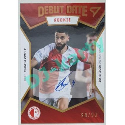 2021/22 Sportzoo Fortuna Liga 2. série #DR18 Aiham Ousou DEBUT DATE ROOKIE AUTO 98/99