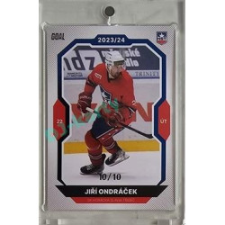 2023/24 Goal cards Chance Liga 2. série #245 Jiří Ondráček Blue 10/10