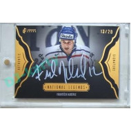 2023/24 LC Expectations Road to Prague #NL-03 František Kaberle National Legends Authentic Signature Gold 13/20