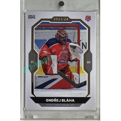 2023/24 Goal cards Chance Liga 1. série #058 Ondřej Bláha Gold 1of20