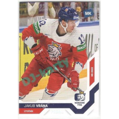2021/22 MK reprezentace #056 Jakub Vrána MS PROMO