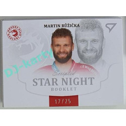 2021/22 Sportzoo TIPSPORT ELH 2. série #SN-MR Martin Růžička Star Night Booklet 17/25