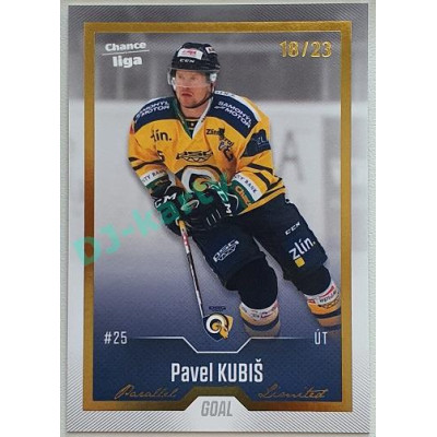 2022/23 Goal Cards Chance Liga 1. série #195 Pavel Kubiš Gold 03/23