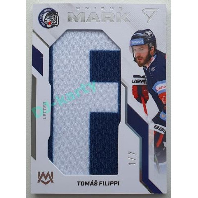 2022/23 Sportzoo ELH 2. série #UM-TF Tomáš Filippi Unique Mark 1/7
