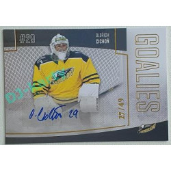 2022/23 Goal Cards Chance Liga 2. série #21 Oldřich Cichoň Goalies Autograph xx/49