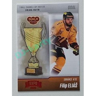 2022/23 Goal Cards Chance #FJ-07 Filip Eliáš Finále 2022 Expo x/3