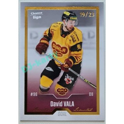2022/23 Goal Cards Chance Liga Update #405 David Vala Gold xx/23