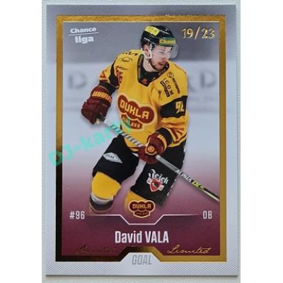 2022/23 Goal Cards Chance Liga Update #405 David Vala Gold xx/23