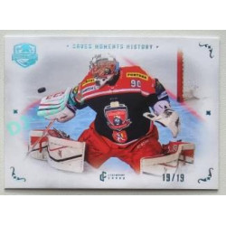 2021/22 Legendary Cards SAVES HELP MEMORABILIA SERIES #SMH-5 Ondřej Kacetl Saves Moments History Turquoise 19/19