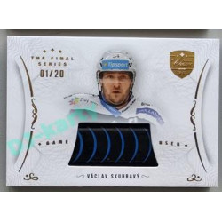 2021/22 OFS The Final Series Václav Skuhravý #STI-SKA 01/20 Game Used Stick Gold