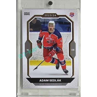 2023/24 Goal cards Chance Liga 1. série #059 Adam Sedlák Gold 1of20