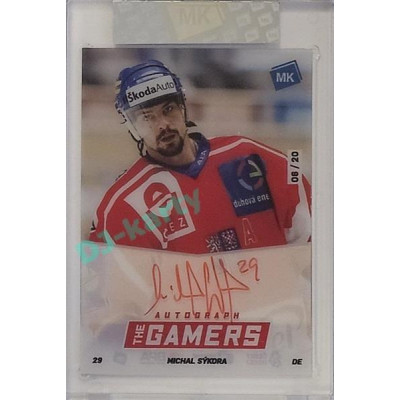 2023 MK The Gamers Extended #TG-MS Michal Sýkora Legends autographs RED 06/20