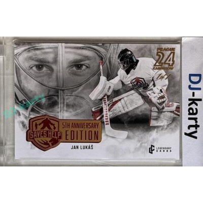 2024 LC Saves Help 5th Anniversary Edition #SHP-03 Jan Lukáš Prague CardShow Red 1of1
