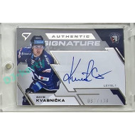 2023/24 Sportzoo ELH 2. serie #SL1-KV David Kvasnička Authentic Signature Level 1 xx/130