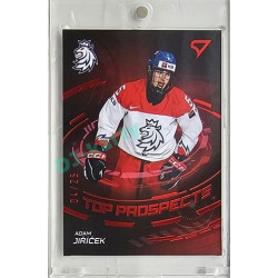 2024 Sportzoo Hokejové ČESKO #TP-4 Adam Jiříček Top Prospects Limited 04/25