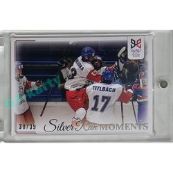 2023/24 Legendary Cards Hlinka Gretzky Cup Young Lions #SRM-08 Kosova trefa zvýšila vedení nad USA Silver Run Moments Rainbow xx/39