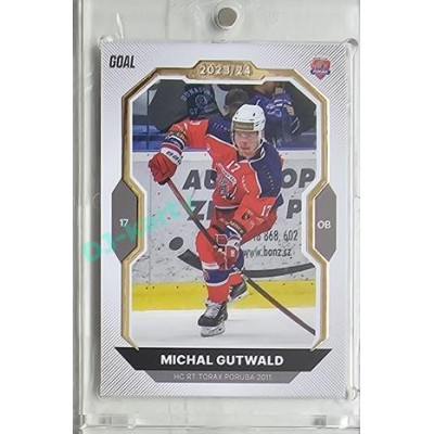 2023/24 Goal cards Chance Liga 1. série #060 Michal Gutwald Gold 1of20