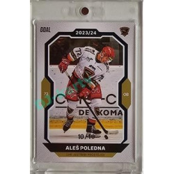 2023/24 Goal cards Chance Liga 2. série #248 Aleš Poledna Blue 10/10