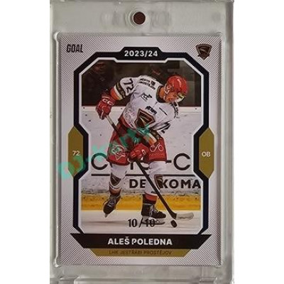2023/24 Goal cards Chance Liga 2. série #248 Aleš Poledna Blue 10/10