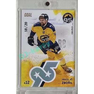 2024 Goal Cards 95. VÝROČÍ ZLÍNSKÉHO HOKEJE #ZL13 Mikuláš Zbořil Parallel xx/20