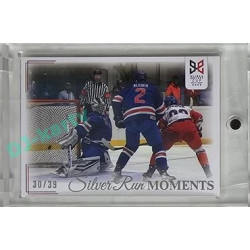 2023/24 Legendary Cards Hlinka Gretzky Cup Young Lions #SRM-17 Češi na úvod turnaje zdolali USA 7:2 Silver Run Moments Rainbow xx/39