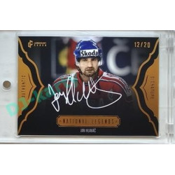 2023/24 LC Expectations Road to Prague #NL-07 Jan Hlaváč National Legends Authentic Signature Gold 12/20