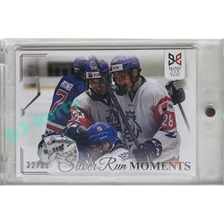 2023/24 Legendary Cards Hlinka Gretzky Cup Young Lions #SRM-12 Celkem 7 gólů nasázeli Češi týmu USA Silver Run Moments Rainbow xx/39