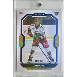 2023/24 Goal cards Chance Liga 2. série #250 Jan Pohl Blue 10/10