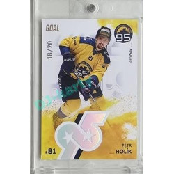 2024 Goal Cards 95. VÝROČÍ ZLÍNSKÉHO HOKEJE #ZL15 Petr Holík Parallel xx/20
