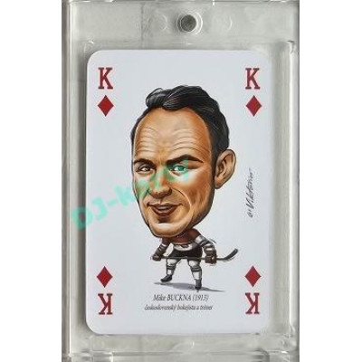 2024 Viktorio Legendy hokeje karetní hra Mike Buckna červená