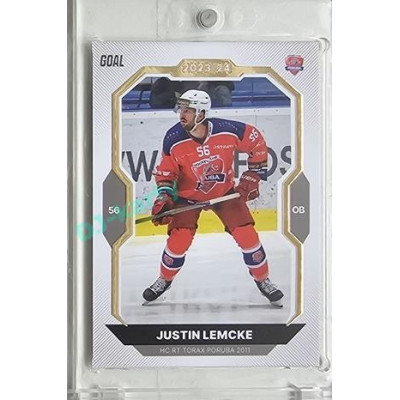2023/24 Goal cards Chance Liga 1. série #063 Justin Lemcke Gold 1of20