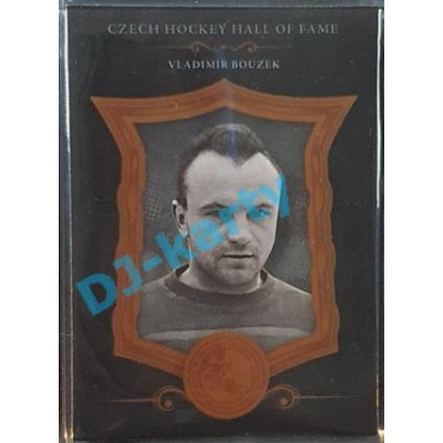 2020 OFS Síň slávy českého hokeje Vladimír Bouzek #SSCH-006 04/25 Black Cut