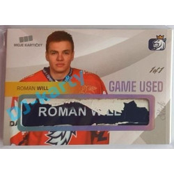2020 MK reprezentace Roman Will #14 1/1 Game Used Memorabilia Nameplate