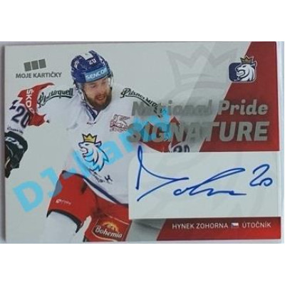 2020 MK reprezentace Hynek Zohorna #NPS-HZ 23/30 National Pride Signatures