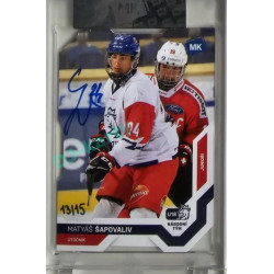 2023 MK The Gamers Extended #73 Matyáš Šapovaliv 2022 Die Cut U20 Autographs 13/15