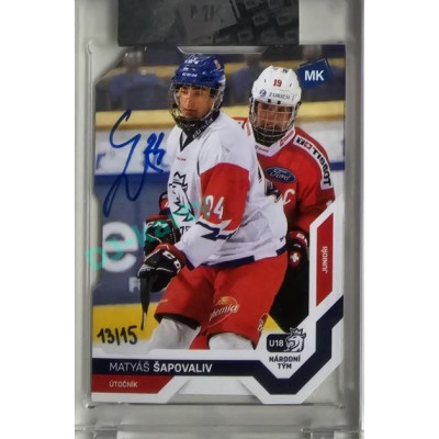 2023 MK The Gamers Extended #73 Matyáš Šapovaliv 2022 Die Cut U20 Autographs 13/15