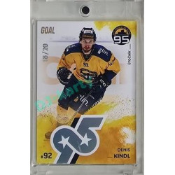 2024 Goal Cards 95. VÝROČÍ ZLÍNSKÉHO HOKEJE #ZL16 Denis Kindl Parallel xx/20