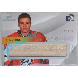 2020 MK reprezentace Roman Will #14 25/30 Game Used Memorabilia